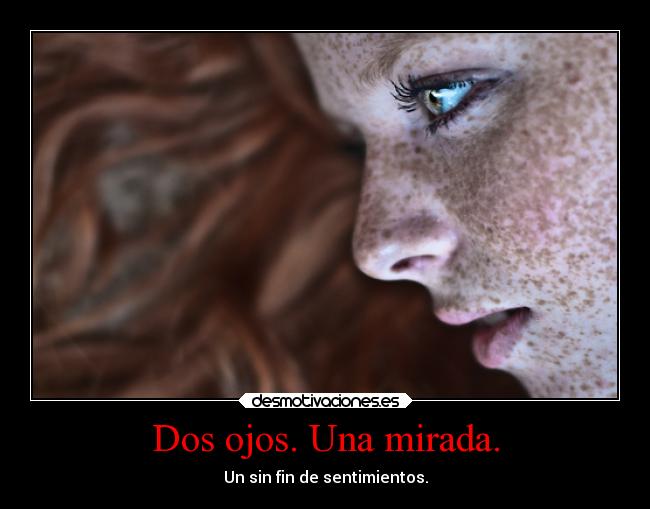 Dos ojos. Una mirada. -