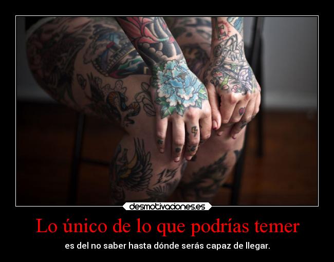 Lo único de lo que podrías temer - 