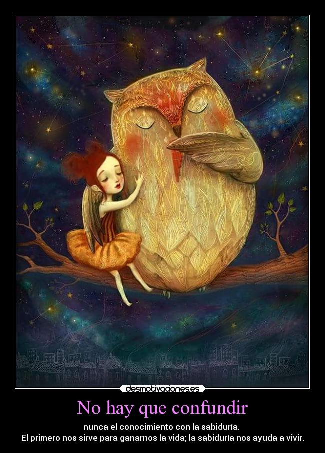 No hay que confundir -