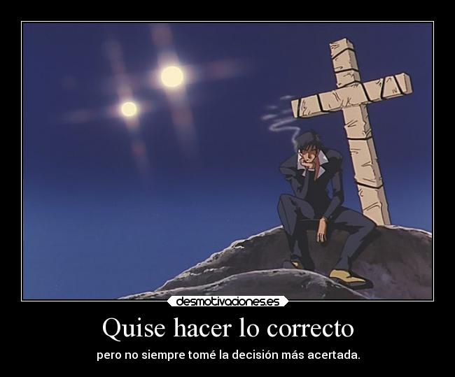 carteles frases trigun wolfwood desmotivaciones