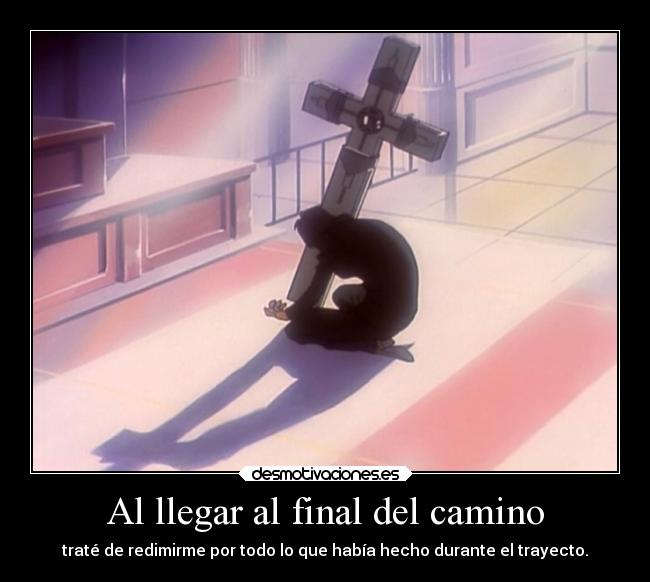 carteles frases trigun wolfwood desmotivaciones