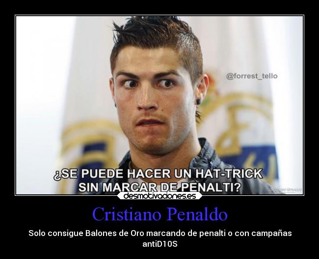 carteles futbol cristiano penaldo desmotivaciones
