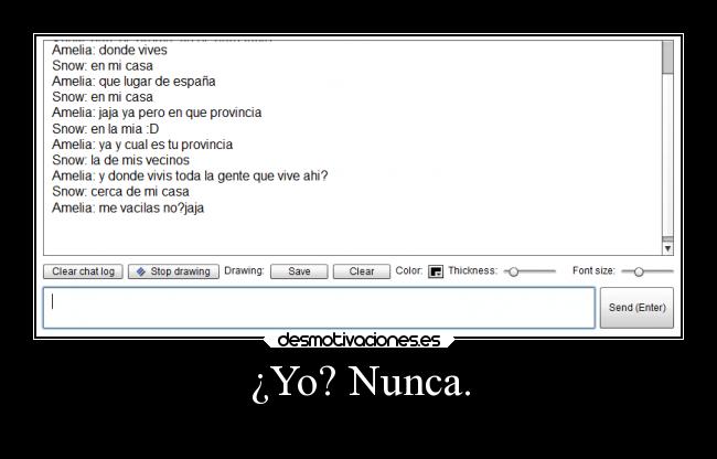 ¿Yo? Nunca. - 