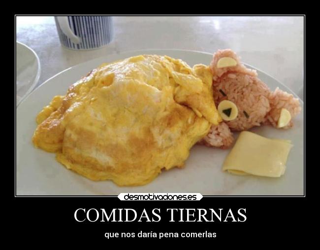 COMIDAS TIERNAS - 