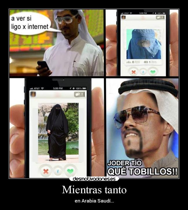Mientras tanto - en Arabia Saudí...