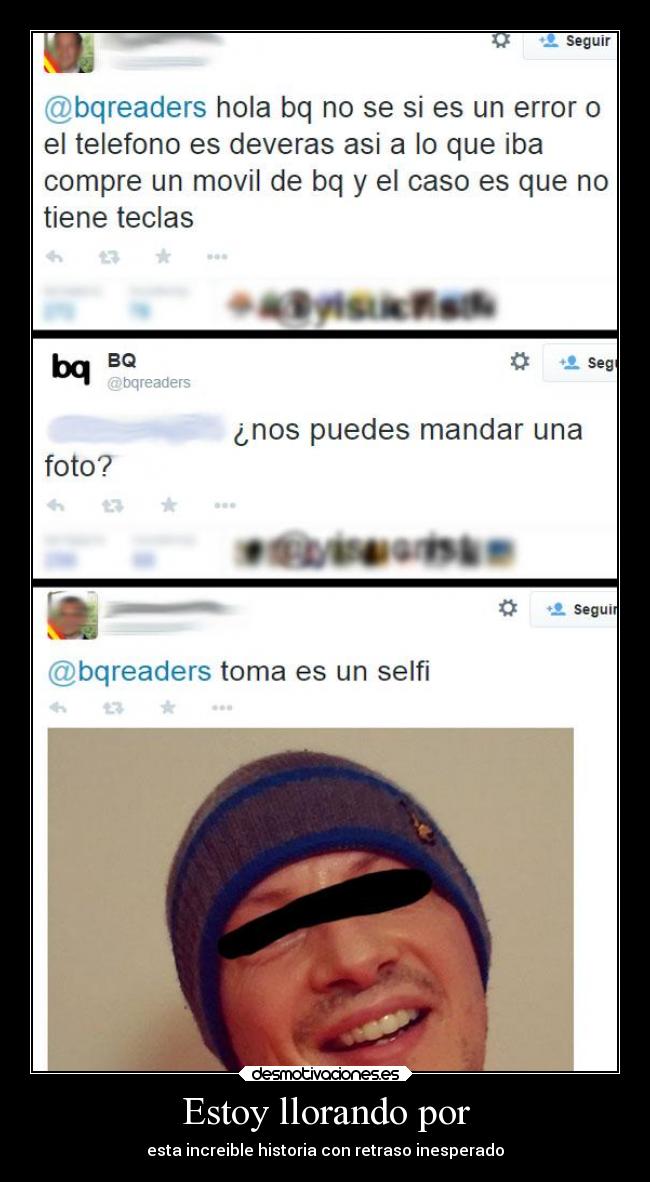 Estoy llorando por - esta increible historia con retraso inesperado