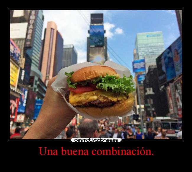 Una buena combinación. - 