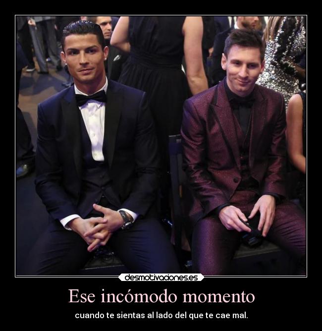 carteles humor risas messi cristiano the smoking poet desmotivaciones