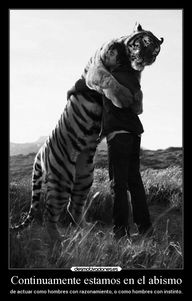 Continuamente estamos en el abismo -