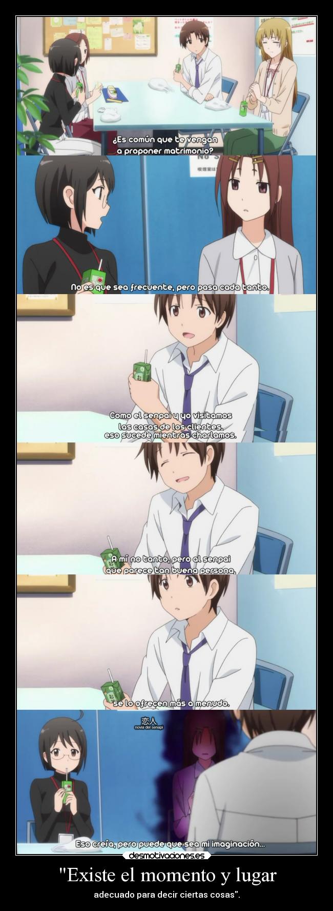 Existe el momento y lugar -