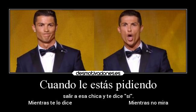 carteles ideas diegoparty cr7 grito sim desmotivaciones