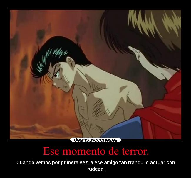 Ese momento de terror. - 