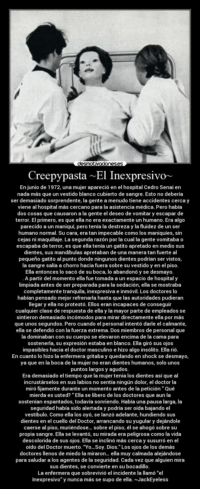 Creepypasta ~El Inexpresivo~ - 