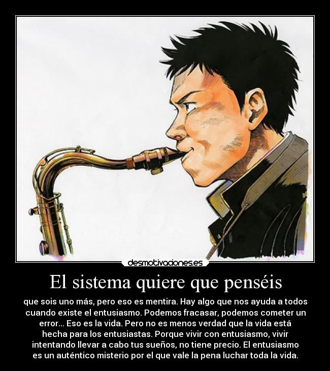 carteles motivaciones blue giant desmotivaciones