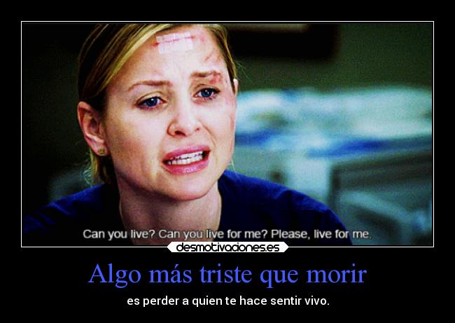 Algo más triste que morir -