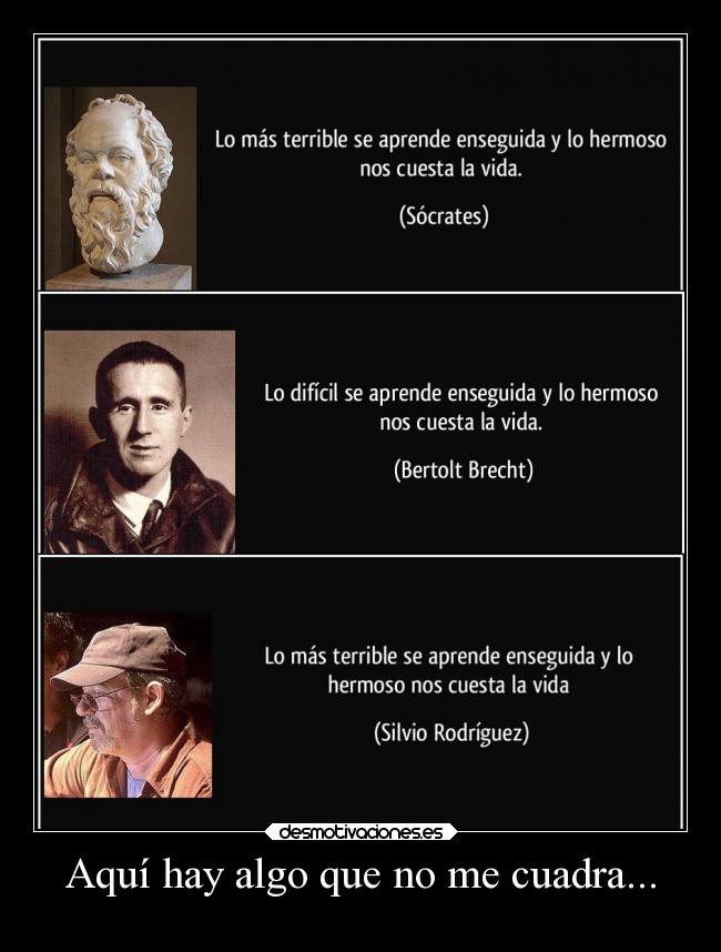 Aquí hay algo que no me cuadra... -