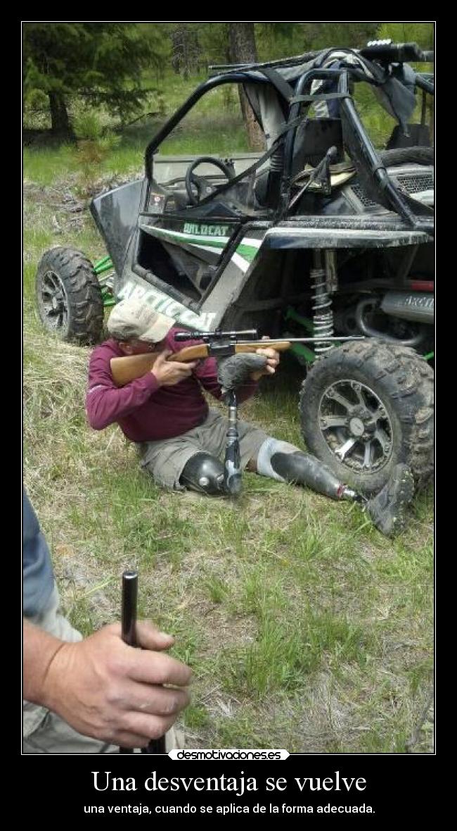 Una desventaja se vuelve - 