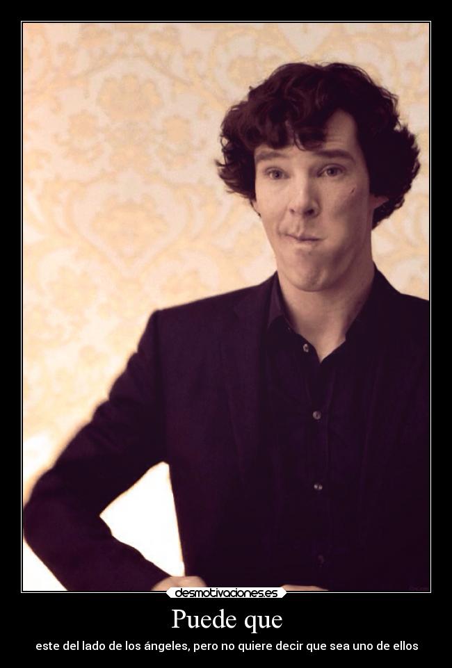Puede que - este del lado de los ángeles, pero no quiere decir que sea uno de ellos