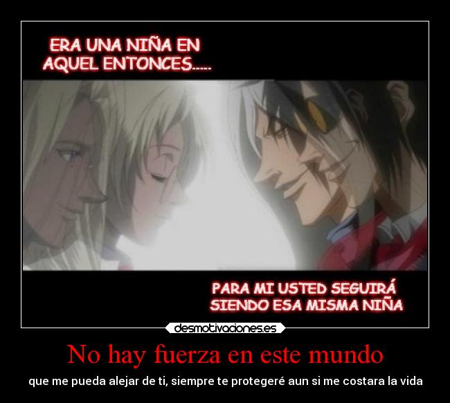 carteles mundo anime alucard integra hellsing desmotivaciones