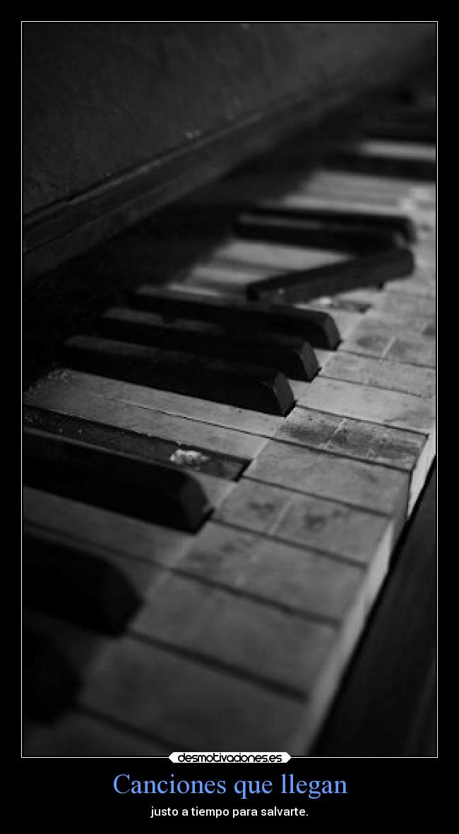 Canciones que llegan -