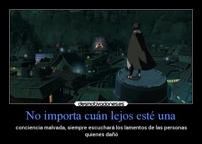 No importa cuán lejos esté una -