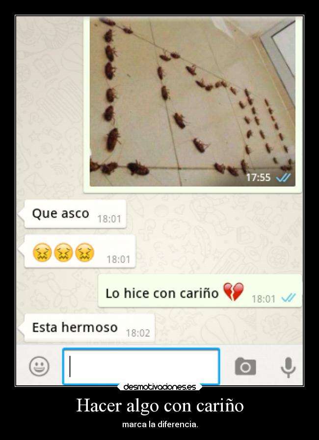 Hacer algo con cariño - 