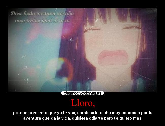 Lloro, -