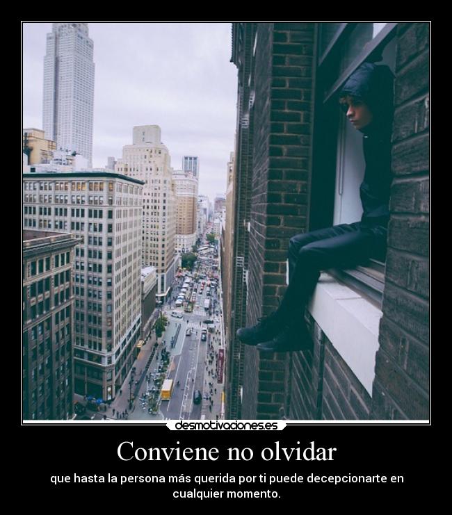 Conviene no olvidar - 