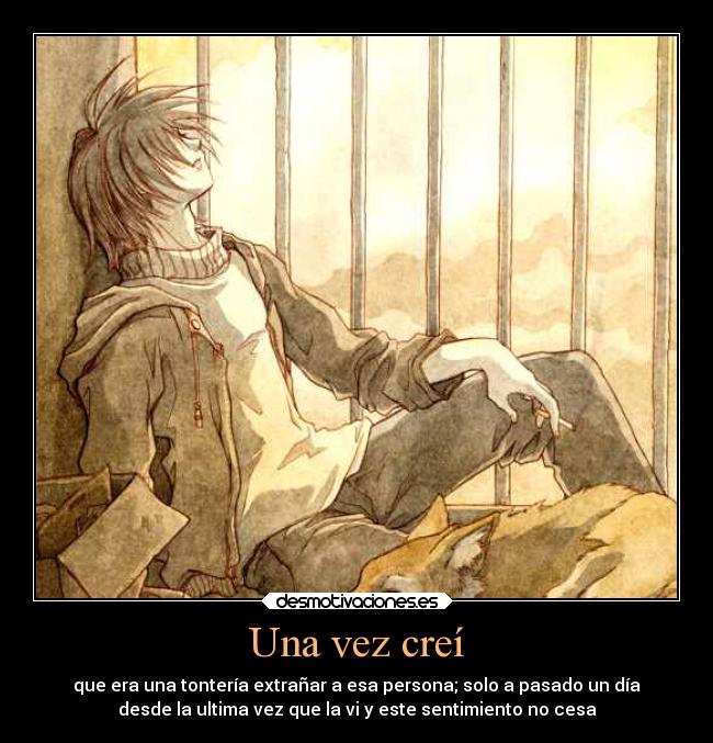 Una vez creí -