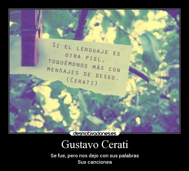 Gustavo Cerati -