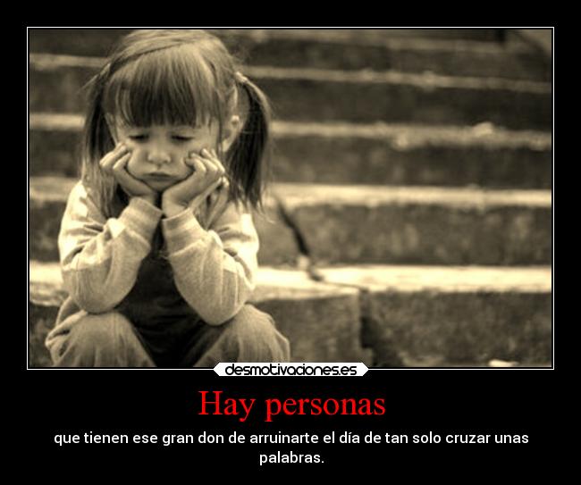 Hay personas -
