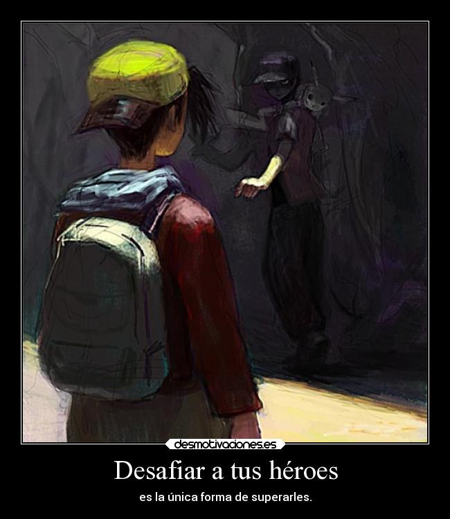 carteles pokemon red gold heroes desafiar superar desmotivaciones