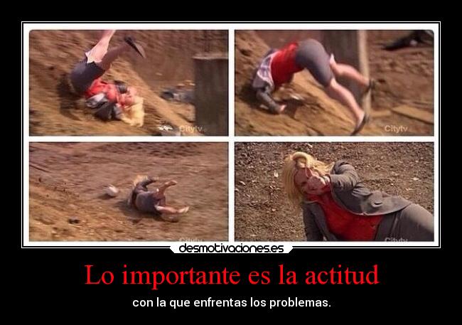 Lo importante es la actitud -