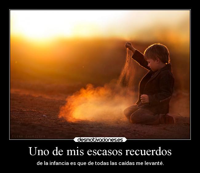 Uno de mis escasos recuerdos -