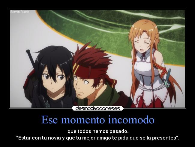 Ese momento incomodo - 