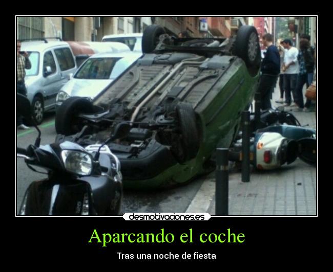 Aparcando el coche -