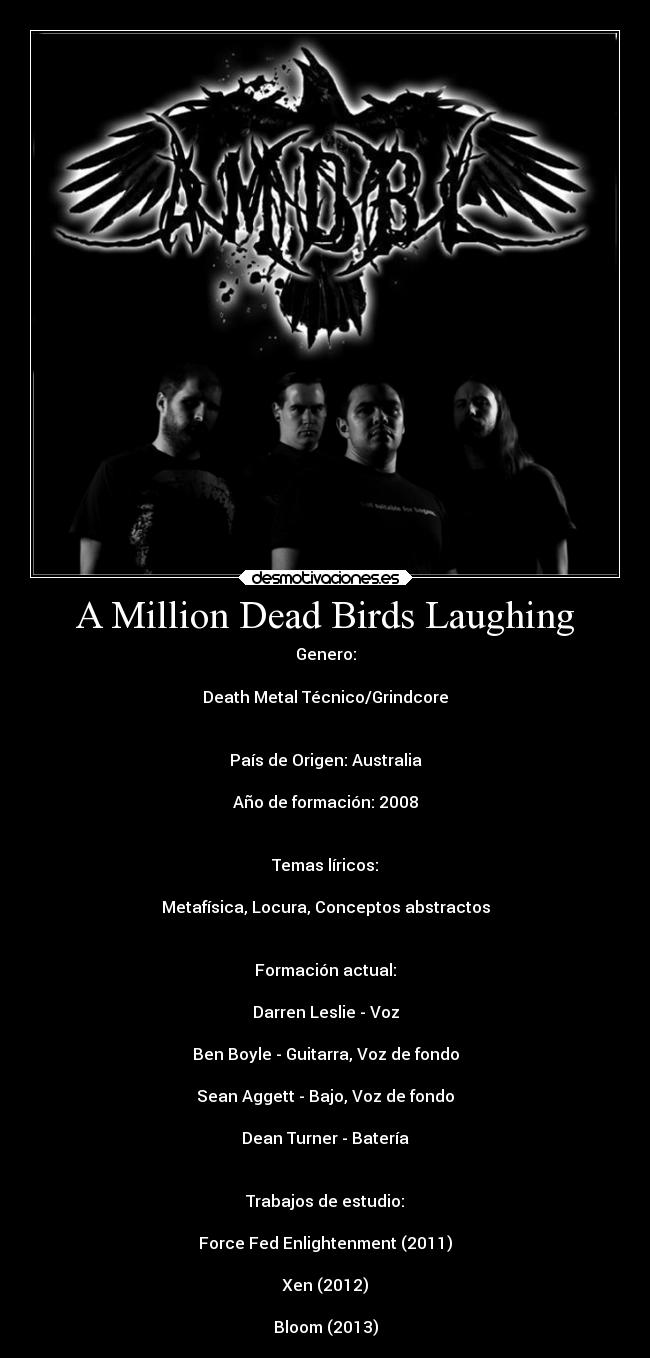 A Million Dead Birds Laughing -
