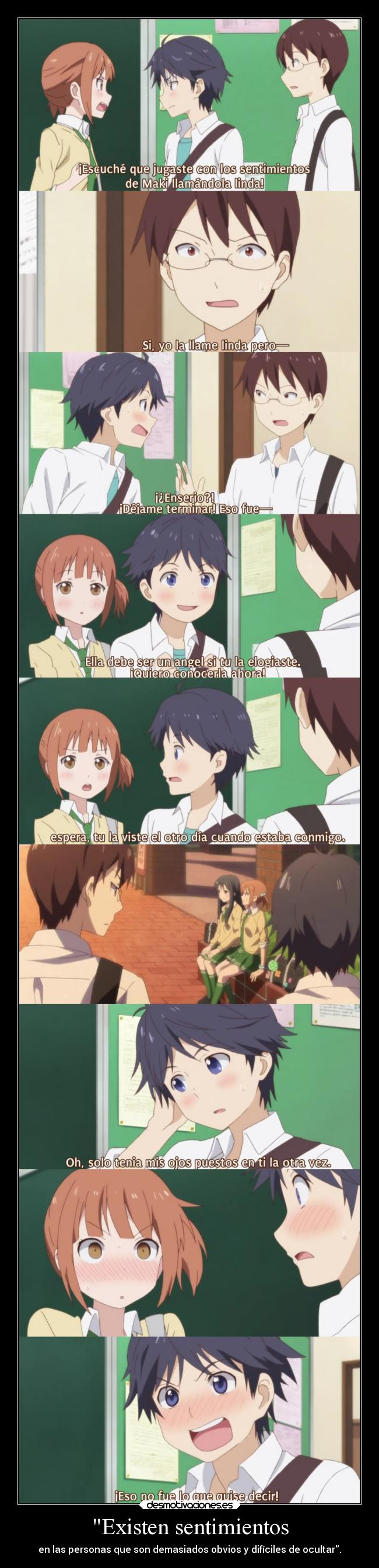 Existen sentimientos -