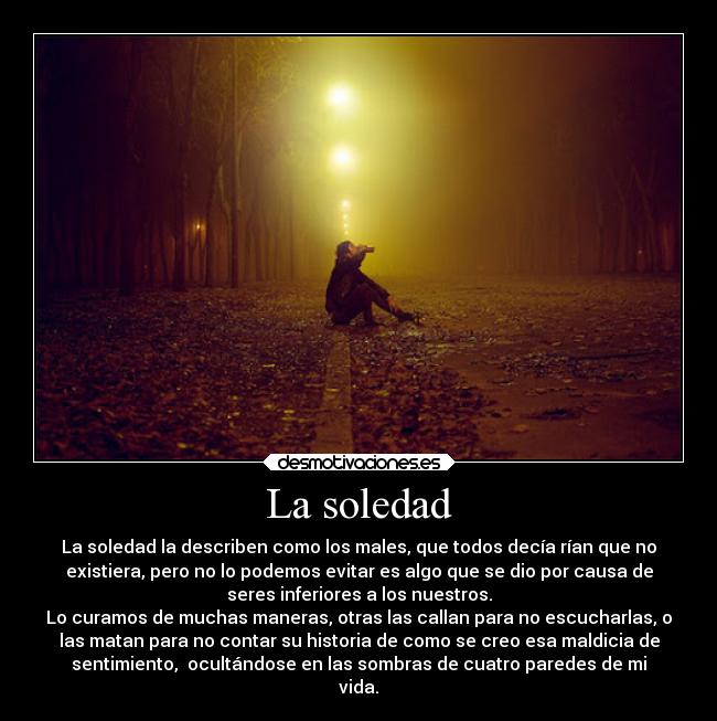 carteles soledad soledad desmotivaciones