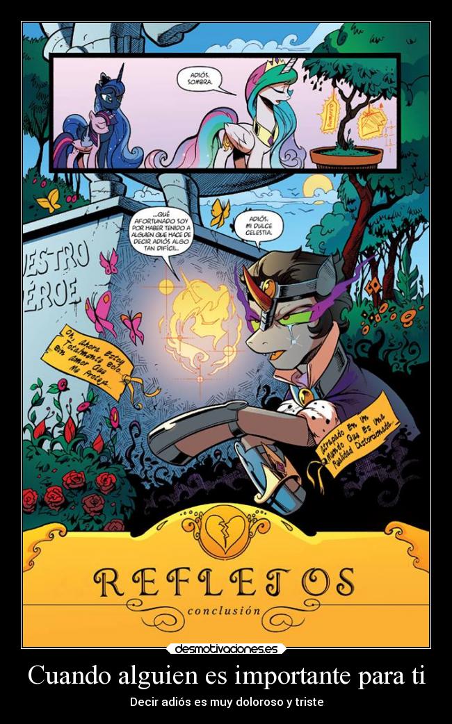 Cuando alguien es importante para ti - Decir adiós es muy doloroso y triste