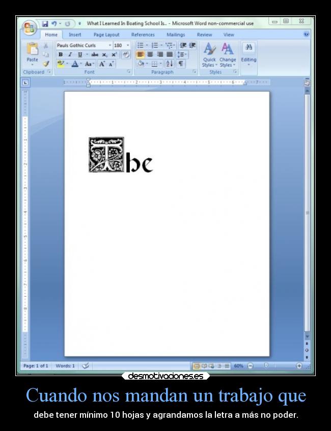 Cuando nos mandan un trabajo que - 