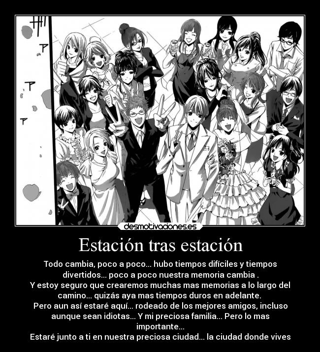 Estación tras estación -