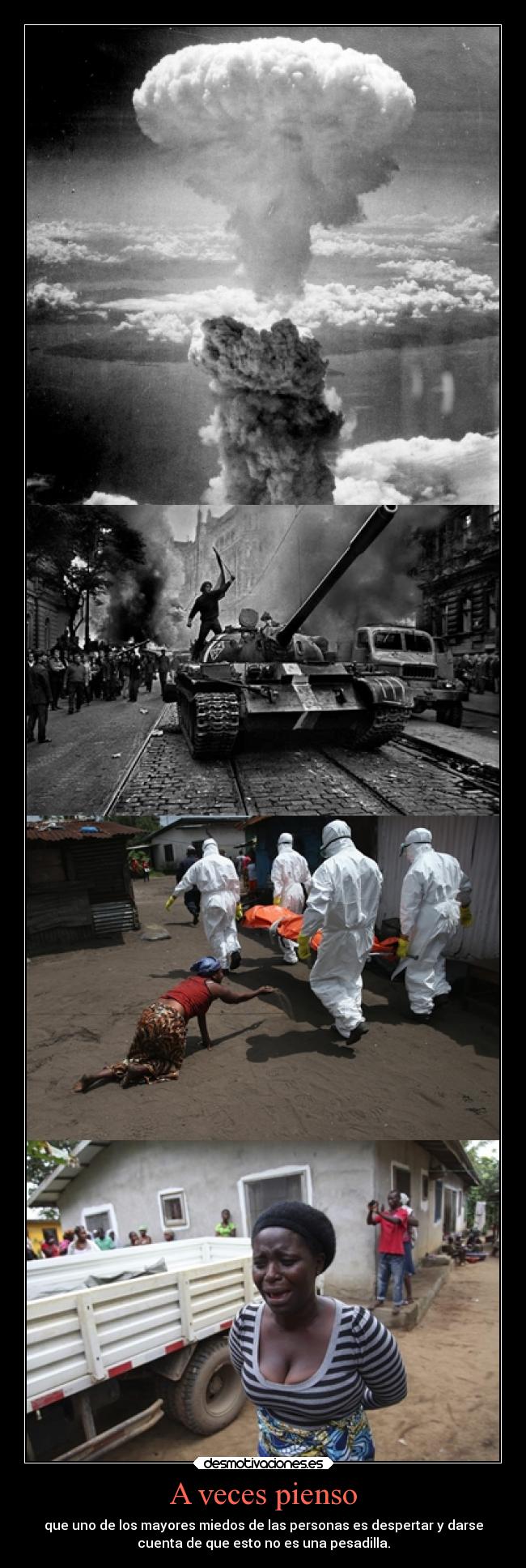 carteles tristeza mundo hombredestructor pesadilla desmotivaciones