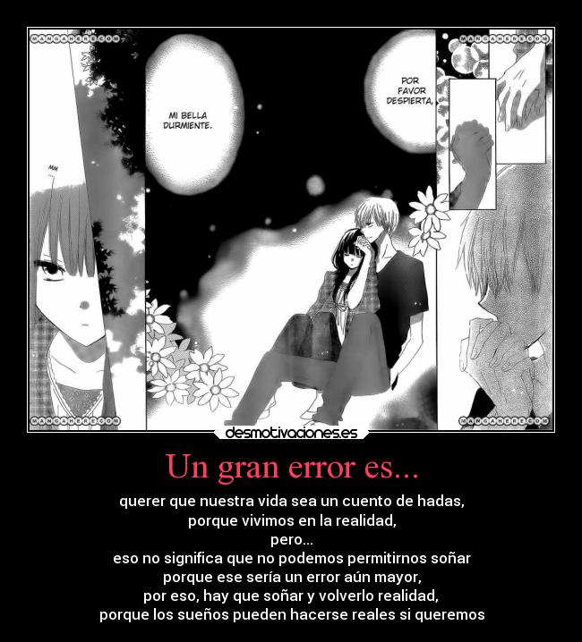 carteles vida amor anime lastgame manga suenos realidad error desmotivaciones