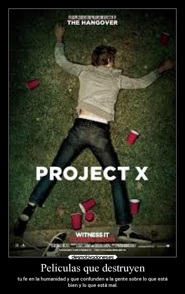 Peliculas que destruyen -