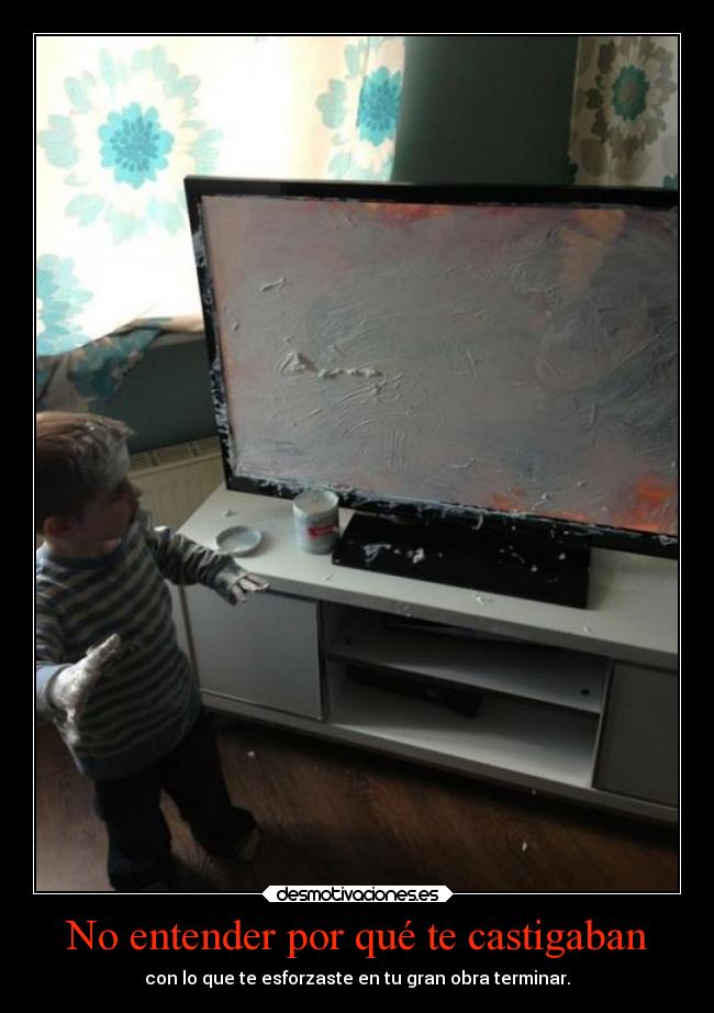 No entender por qué te castigaban - 