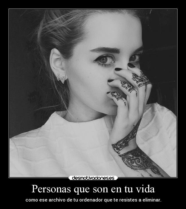 Personas que son en tu vida - 