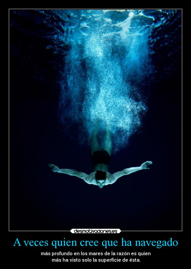 A veces quien cree que ha navegado - 