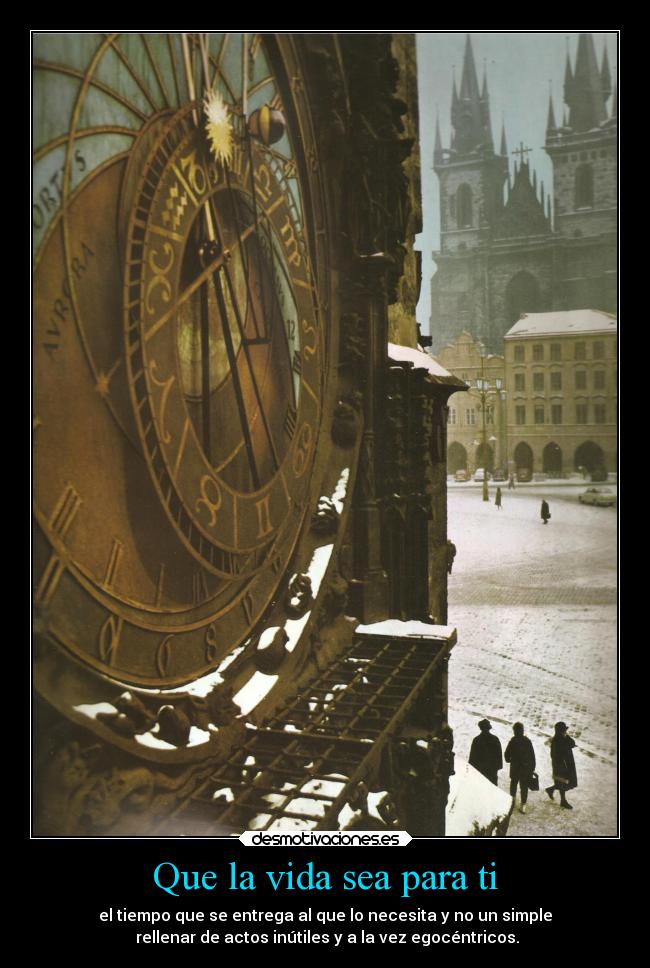 Que la vida sea para ti - 