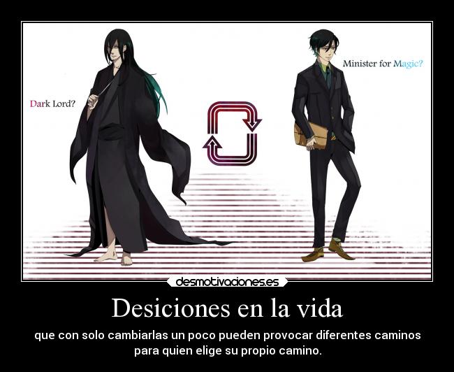 Desiciones en la vida -